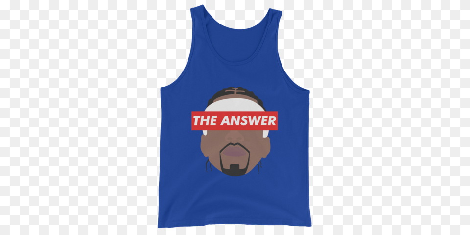 Allen Iverson Sixth Man Apparel, Clothing, Tank Top, Face, Head Free Png