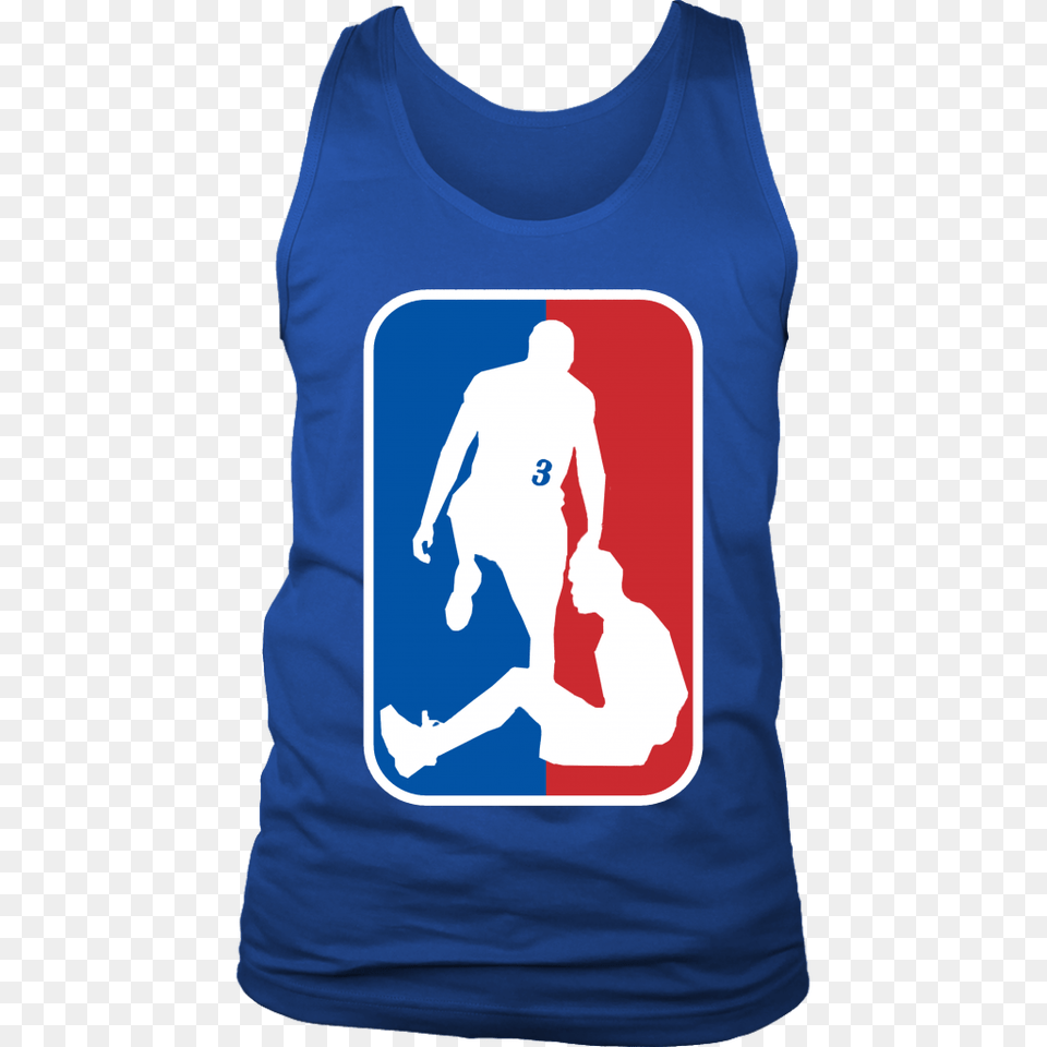 Allen Iverson The Step Over Basketball Nba Tank Top Ebay, Clothing, T-shirt, Adult, Male Free Png