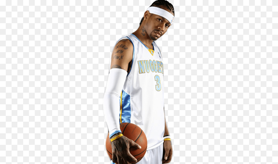 Allen Iverson With Ball Rorytory 2 Pair Tribal Design X Large Anti Slip Grip, Clothing, Shirt, Basketball, Basketball (ball) Free Transparent Png