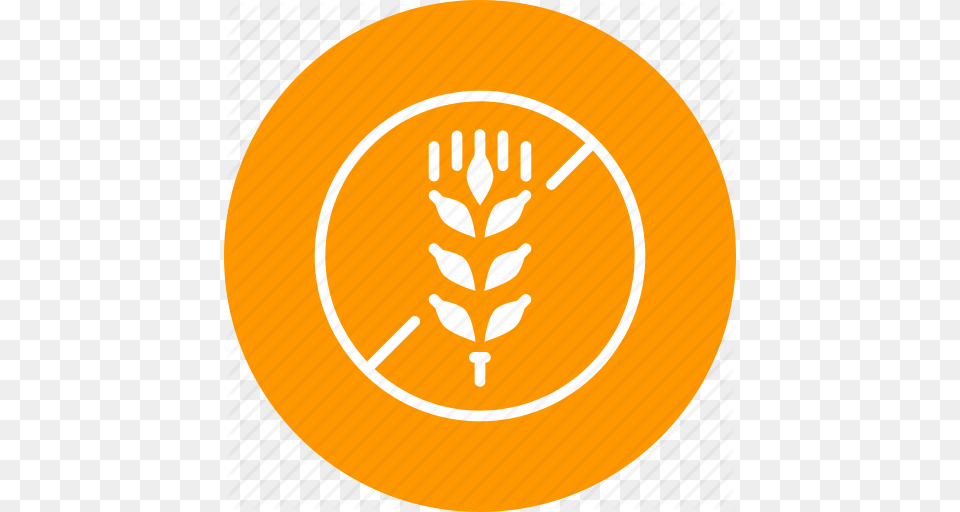 Allergen Allergy Antigen Gluten Prohibited Wheat Icon, Leaf, Plant, Logo, Cutlery Png