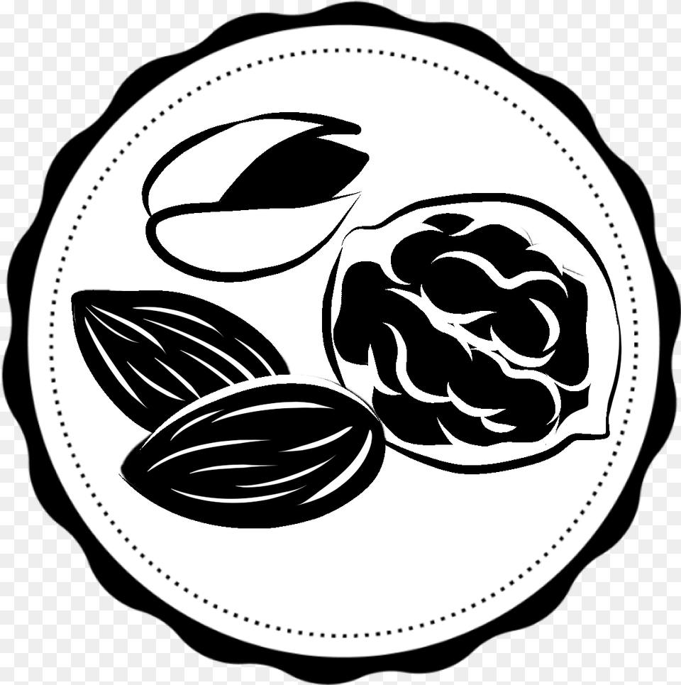 Allergens Food Safety Resources Tree Nuts Icon, Stencil, Produce, Head, Person Free Transparent Png