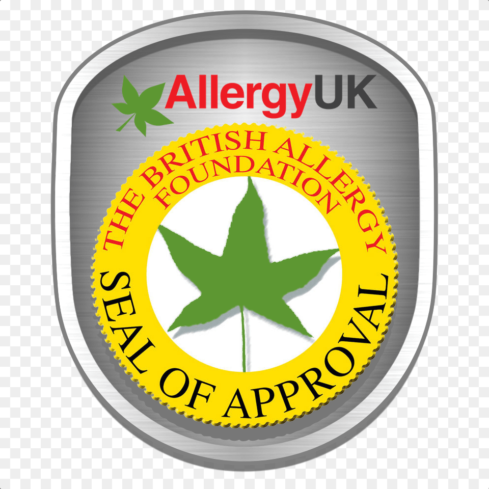 Allergy Uk Seal Of Approval Logo Allergy Uk, Leaf, Plant, Symbol, Badge Free Png Download