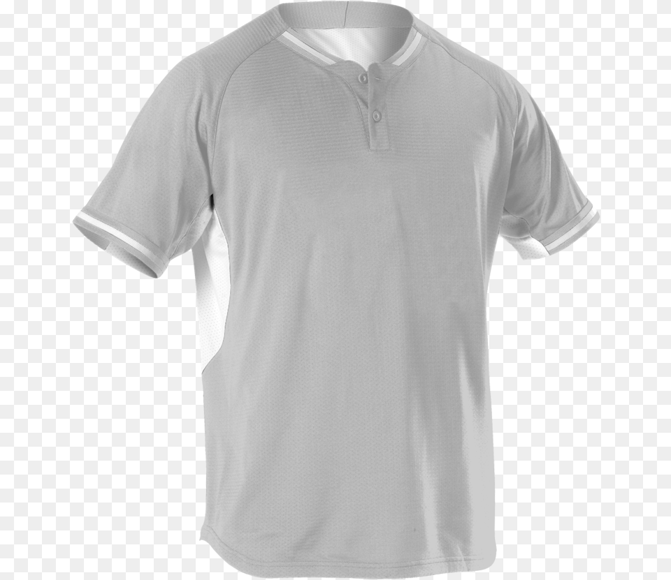 Alleson 524pd Adult 2 Button Baseball Jersey Baseball Jerseys 2 Buttons, Clothing, Shirt, T-shirt Free Png Download