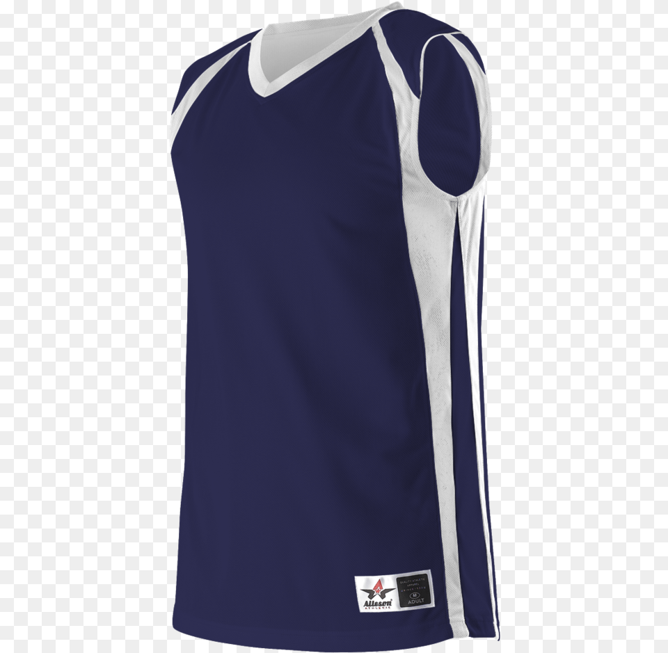 Alleson 54mmr Men39s Reversible Basketball Jersey All White Basketball Jersey With Black Shorts, Adult, Male, Man, Person Free Transparent Png
