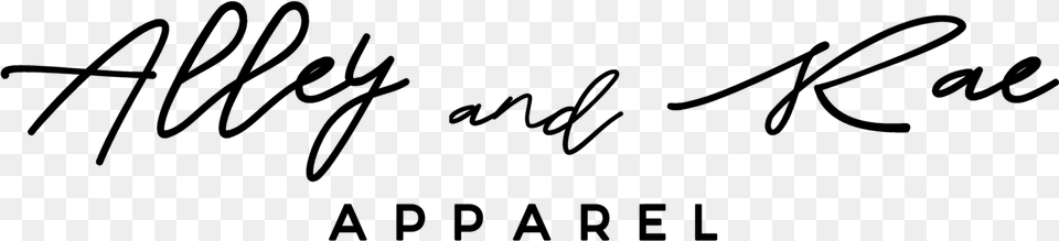 Alley Amp Rae Apparel Calligraphy, Gray Png Image