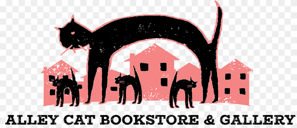 Alley Cat Bookstore U0026 Gallery Illustration, Neighborhood, Art, Person, People Png Image