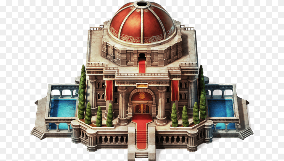 Alliance City Game Of War Buildings, Architecture, Building, Dome, Altar Png Image