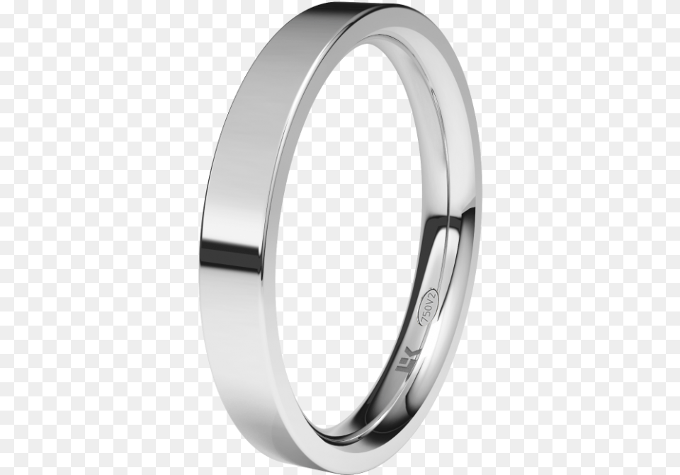 Alliance Wedding Flat Comfort White Gold Finish Shine Wedding Ring, Accessories, Jewelry, Platinum, Silver Png