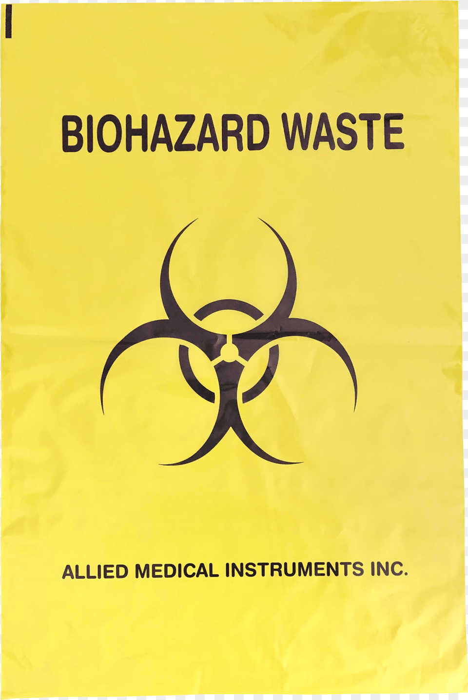 Allied Medical Biohazard Bag Poster, Advertisement Free Transparent Png