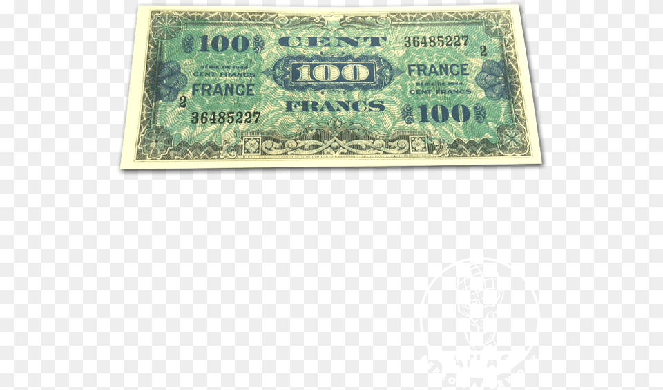 Allied Military Currency 100 Francs 100 Cent France, Money, Baby, Person, Head Png Image