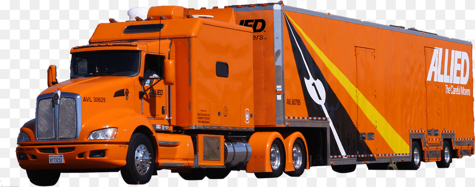 Allied Moving Trailer, Trailer Truck, Transportation, Truck, Vehicle Free Png
