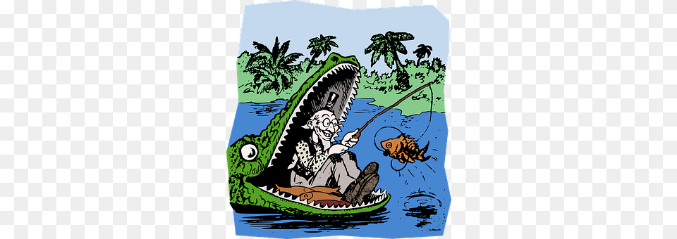 Alligator Fishing, Leisure Activities, Outdoors, Water Png