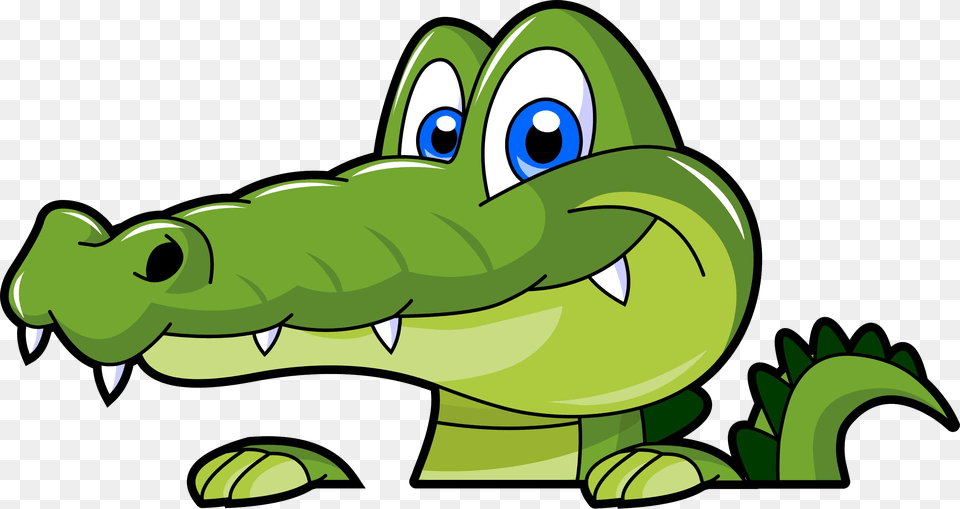 Alligator Cartoon Alligator Cartoon, Green, Animal, Bulldozer, Crocodile Free Png