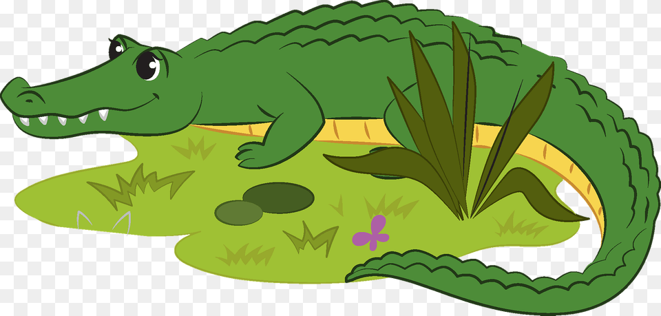 Alligator Clipart, Animal, Reptile, Crocodile Free Png