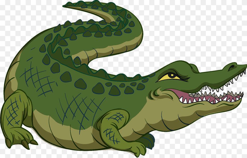 Alligator Clipart, Animal, Crocodile, Reptile, Dinosaur Png Image