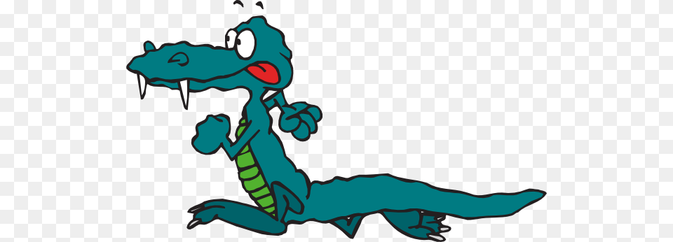 Alligator Clipart Scared, Animal, Reptile, Crocodile, Fish Png Image