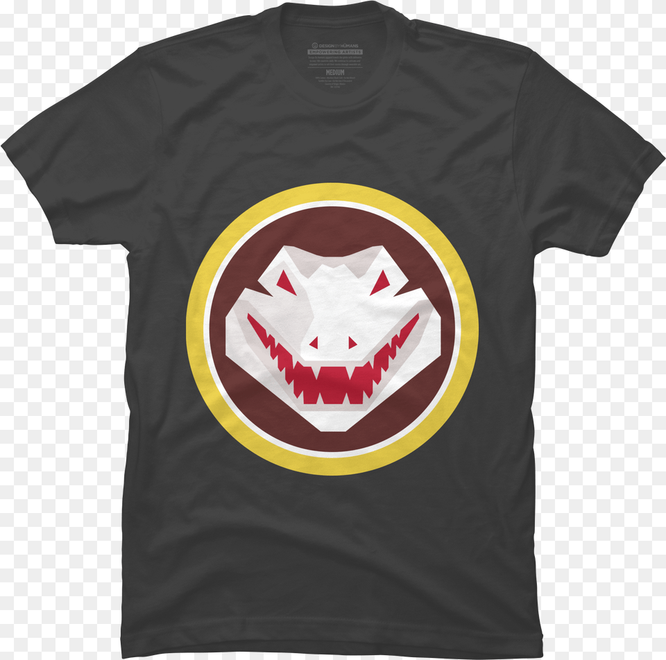 Alligator Head Circle Retro Menquots T Shirt Active Shirt, Clothing, T-shirt Png Image