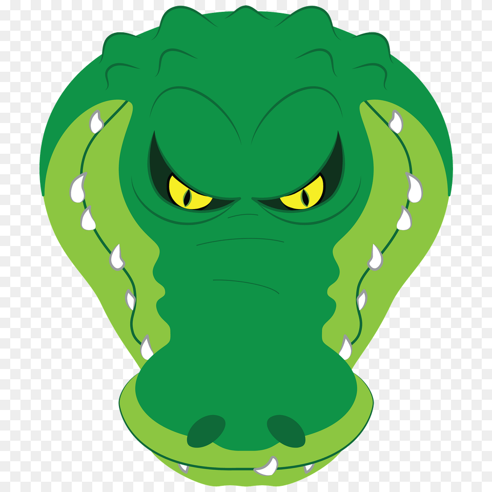 Alligator Head Clipart, Green, Animal, Person, Face Free Transparent Png