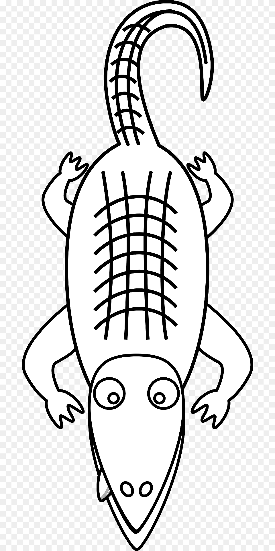 Alligator Line Art Clipart, Stencil, Baby, Person, Face Free Png
