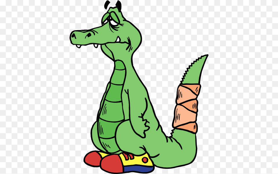 Alligator With A Broken Tail Clip Arts Download, Baby, Person, Animal Free Png