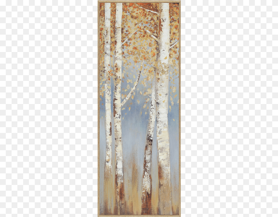 Allison Pearce Canvas Art Prints Butterscotch Birch, Plant, Tree, Painting Png Image