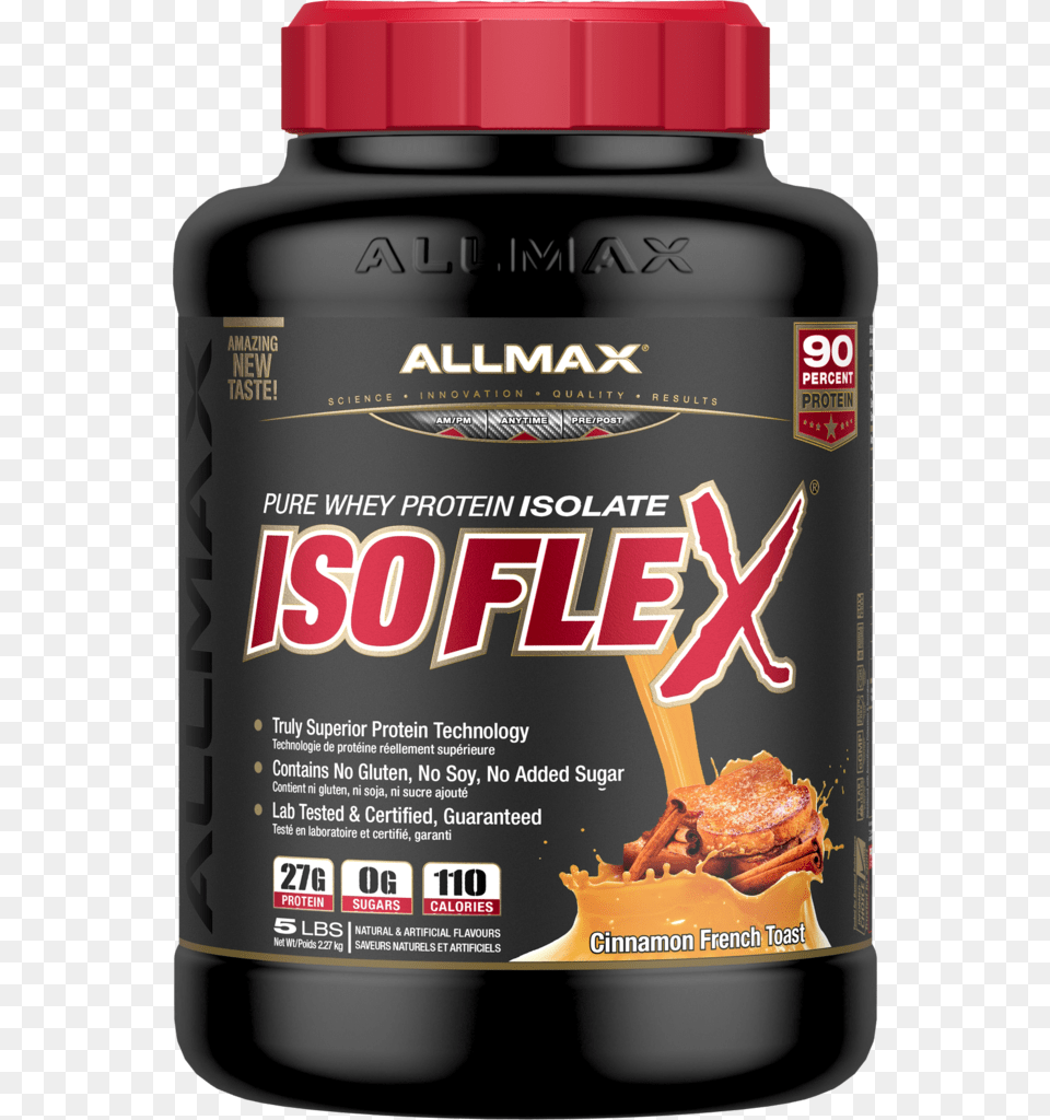 Allmax Isoflex 5 Lbs, Can, Tin Free Png