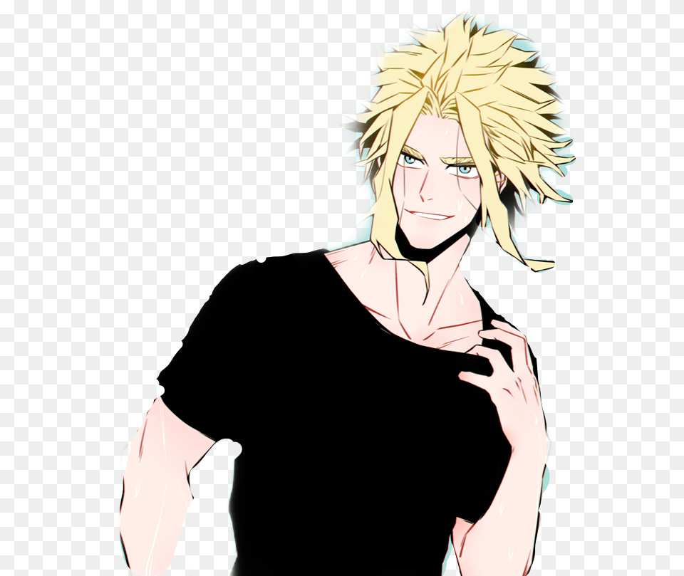 Allmight Mha All Might Sticker Toshinoriyagi Toshinori Young, Book, Comics, Publication, Adult Free Transparent Png