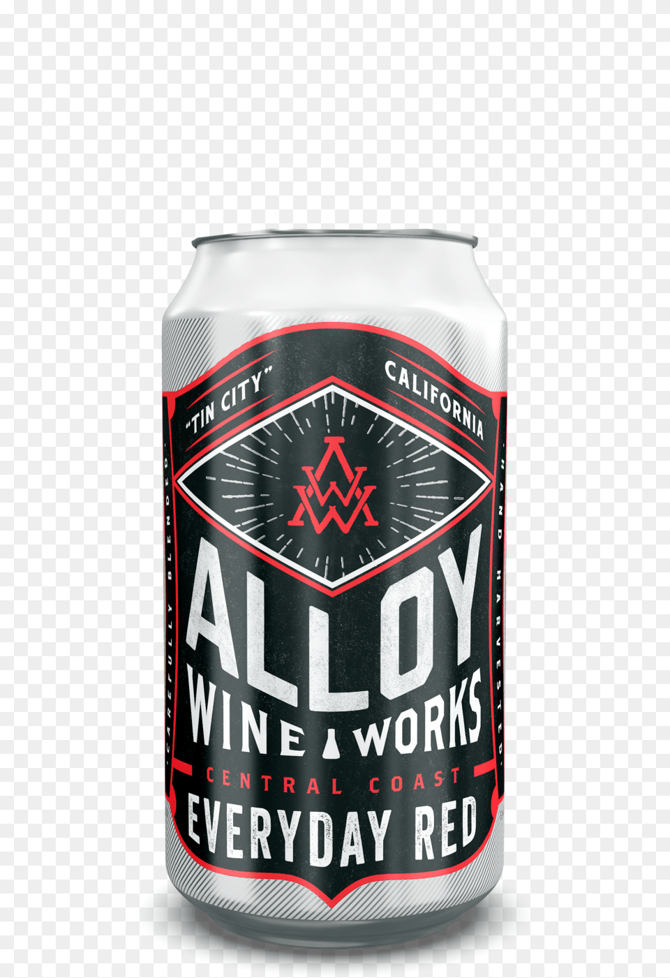 Alloy Nv Red Cans 12pk375ml Central Coast Wine, Alcohol, Beer, Beverage, Lager Png Image