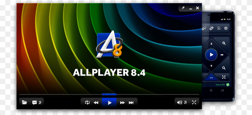 Allplayer Video Player, Electronics, Mobile Phone, Phone, Screen Free Png Download