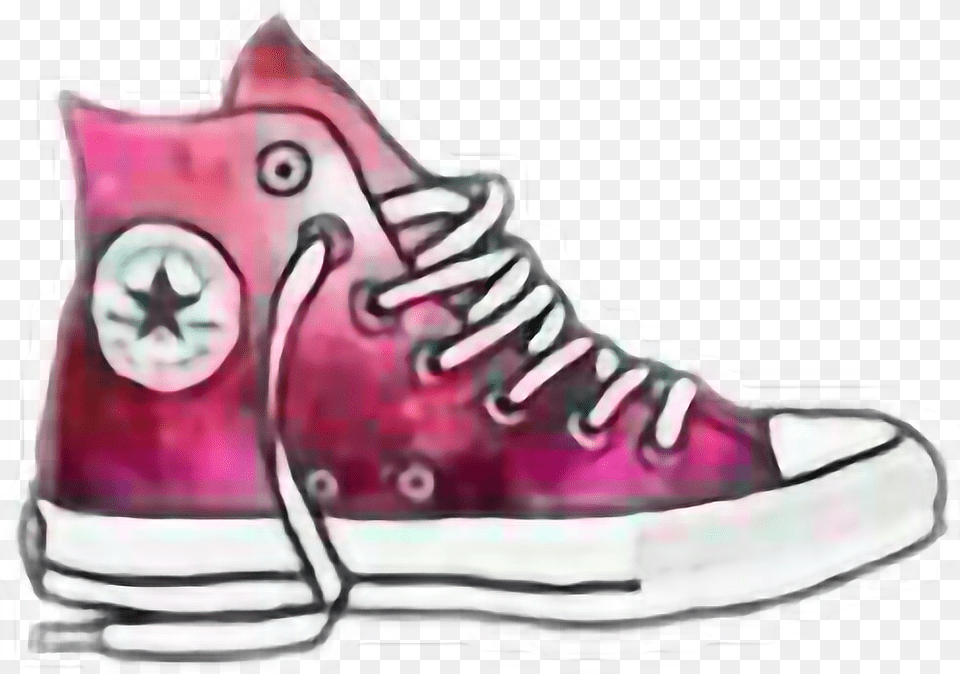 Allstar Converse Tumblr Rosegalaxy Royalty Free Converse Drawing, Clothing, Footwear, Shoe, Sneaker Png