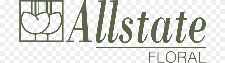 Allstate Floral Logo Allstate Floral, Text, Symbol Free Png Download