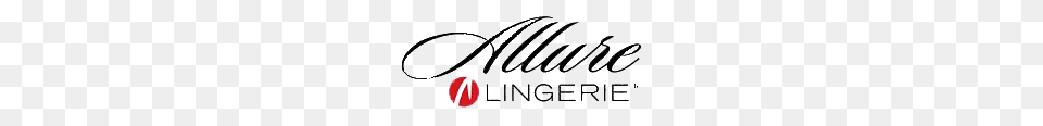 Allure Lingerie Logo, Text, Handwriting, Bow, Weapon Png