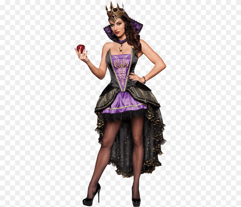 Alluring Evil Queen Womens Costume, Accessories, Clothing, Dress, Person Png