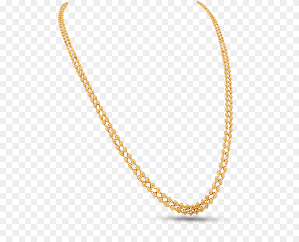 Alluring Gold Bead Chain Necklace, Accessories, Jewelry, Bead Necklace, Ornament Png