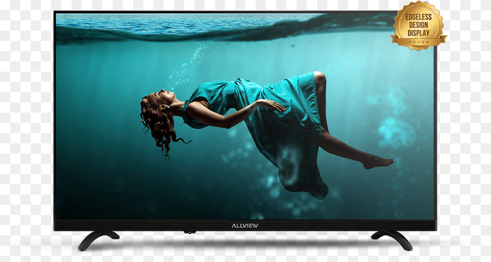 Allview Smart Tv Edgeless Netflix Tv Led Smart Telefunken Diagonala 107 Cm, Computer Hardware, Electronics, Screen, Hardware Png