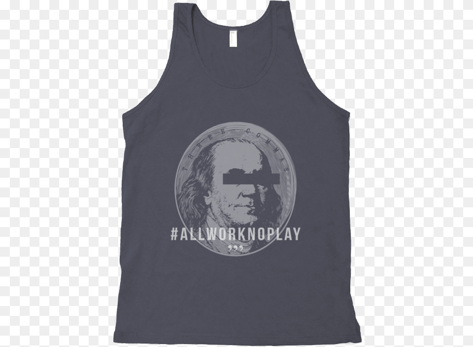 Allworknoplay Benji Tank Active Tank, Clothing, T-shirt, Tank Top, Person Free Transparent Png