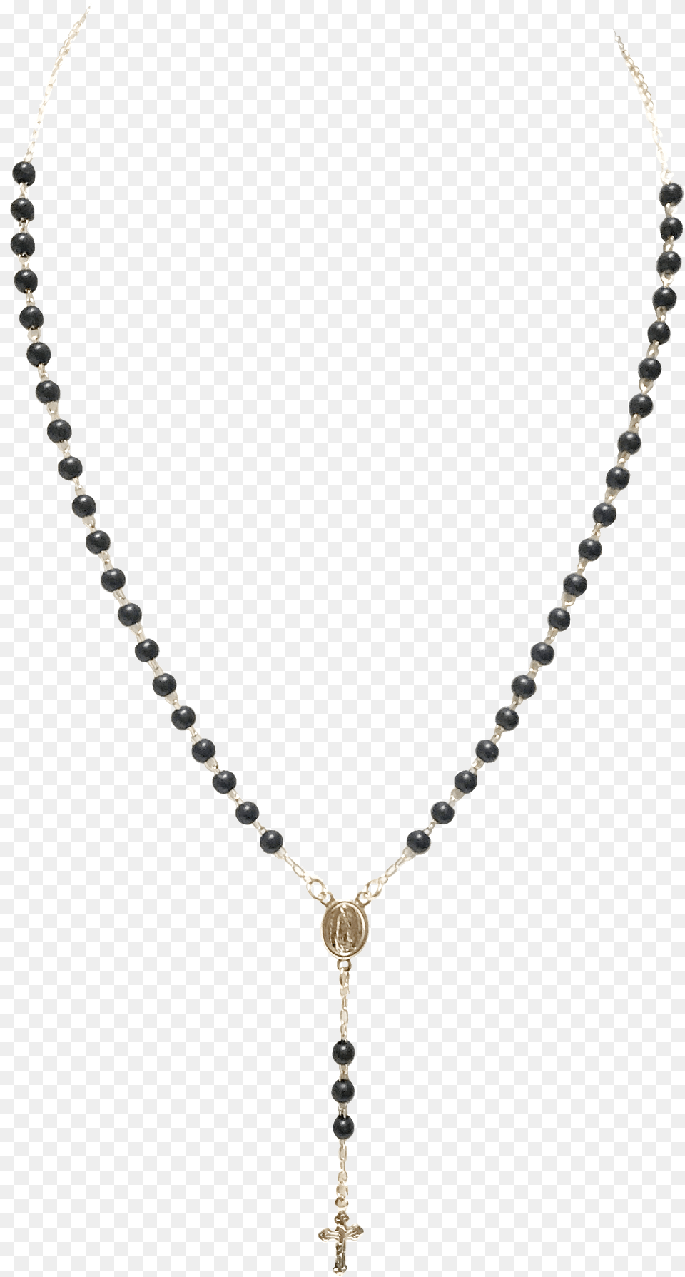 Ally Rosary Black, Accessories, Jewelry, Necklace, Diamond Free Png Download