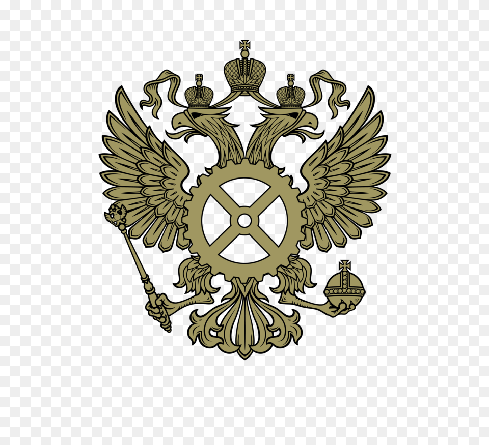 Almas Crest Russian Eagle, Emblem, Symbol, Person, Machine Free Png