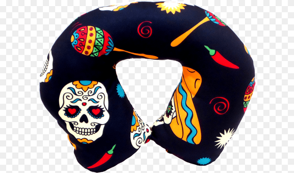 Almofada De 32x22cm Quotcaveira Mexicanaquot Mexican Skulls Twin Duvet, Cushion, Home Decor, Clothing, Face Free Transparent Png
