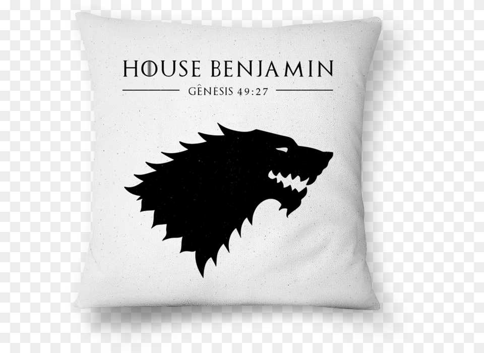 Almofada House Benjamin De Karolyne Jaquesna Stark Game Of Thrones Logo, Cushion, Home Decor, Pillow, Animal Free Transparent Png