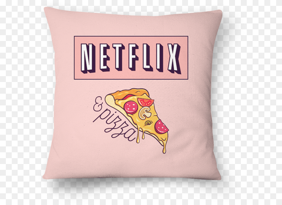Almofada Netflix Amp Pizza De Priscilla C Netflix, Cushion, Home Decor, Pillow Free Png