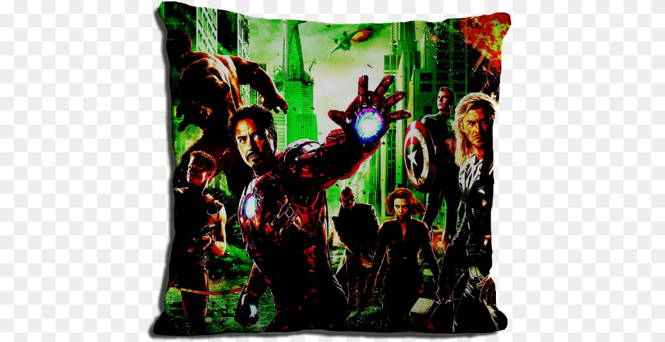 Almofada Os Vingadores Avengers Movie Poster, Adult, Person, Man, Male Free Png