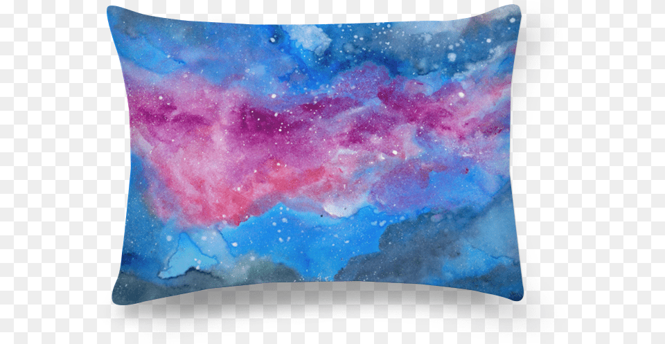 Almofada Retangular Watercolor Galaxy Ii De Marcela Cushion, Home Decor, Pillow, Animal, Fish Free Png Download