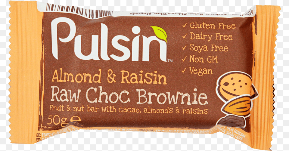 Almond Amp Raisin Raw Choc Brownie Chocolate, Food, Sweets, Candy, Dessert Png