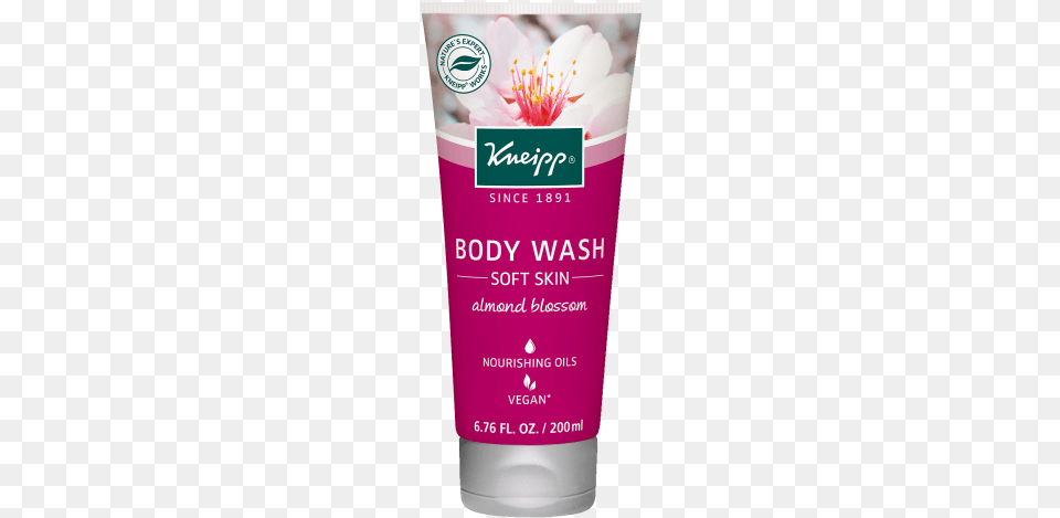 Almond Blossom Body Wash Kneipp Almond Blossom Body Wash Soft Skin 200 Ml, Bottle, Lotion, Flower, Plant Png Image