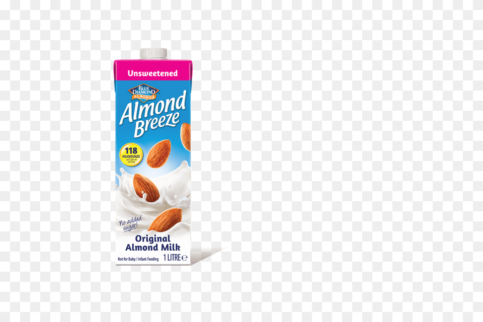Almond Breeze Almond Milk Unsweetened Original, Dairy, Food, Produce, Grain Free Transparent Png