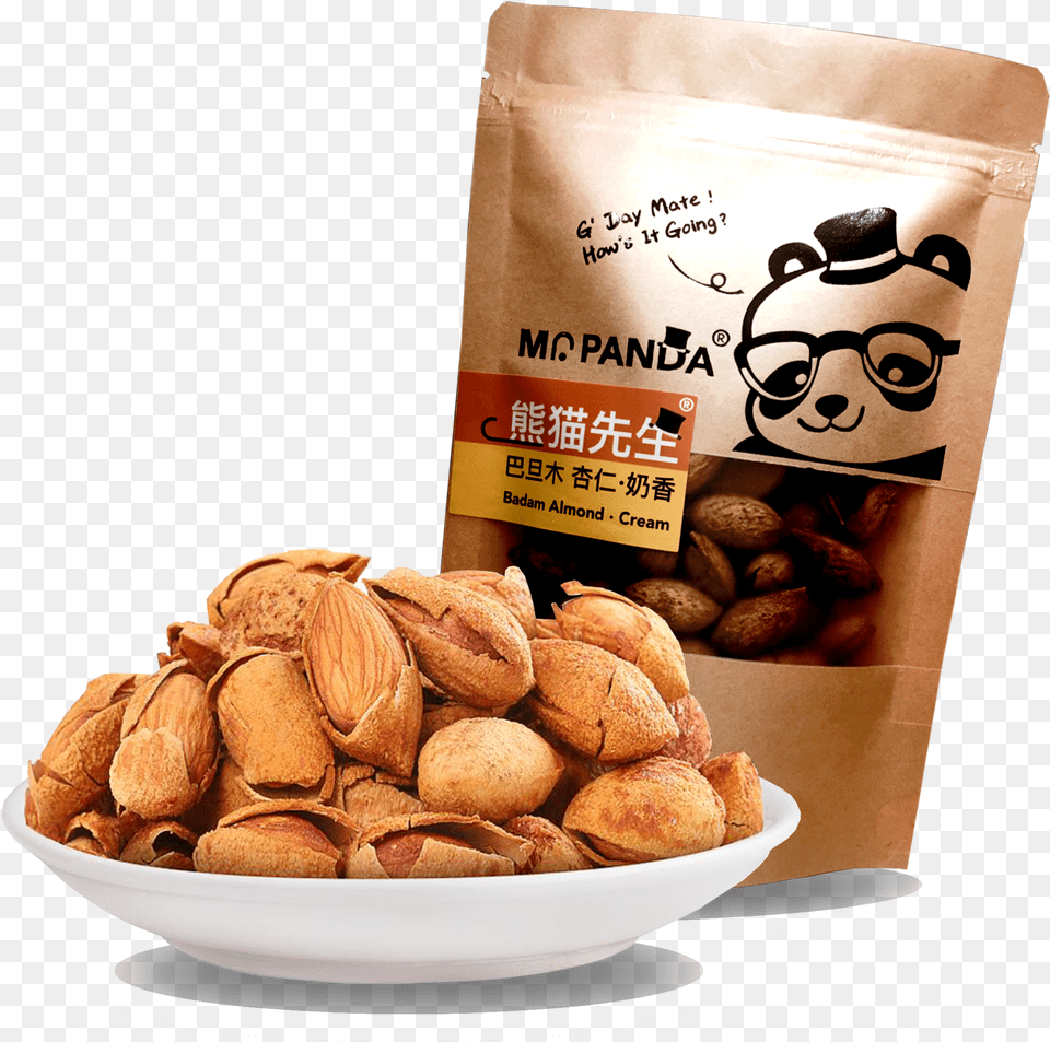 Almond Cream Chef Masterpiece Three 235g Badum Hand Squirrel Snack, Food, Produce, Grain, Seed Free Png Download