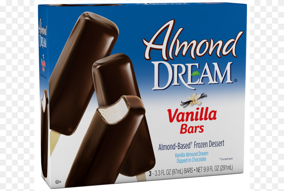 Almond Dream Vanilla Dessert Bars Vegan Ice Cream Bar Brands, Cocoa, Food, Chocolate Free Png Download