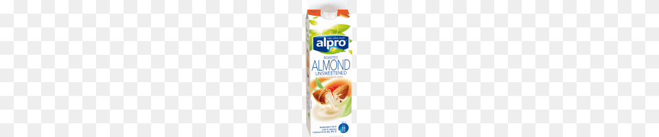 Almond Drink Roasted Unsweetened Chilled Alpro, Dairy, Food, Beverage, Milk Png Image