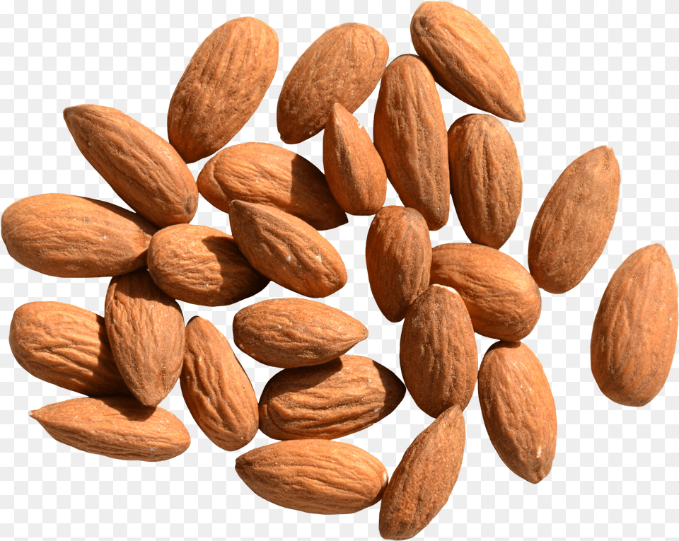 Almond Hd Background Almonds, Food, Grain, Produce, Seed Png